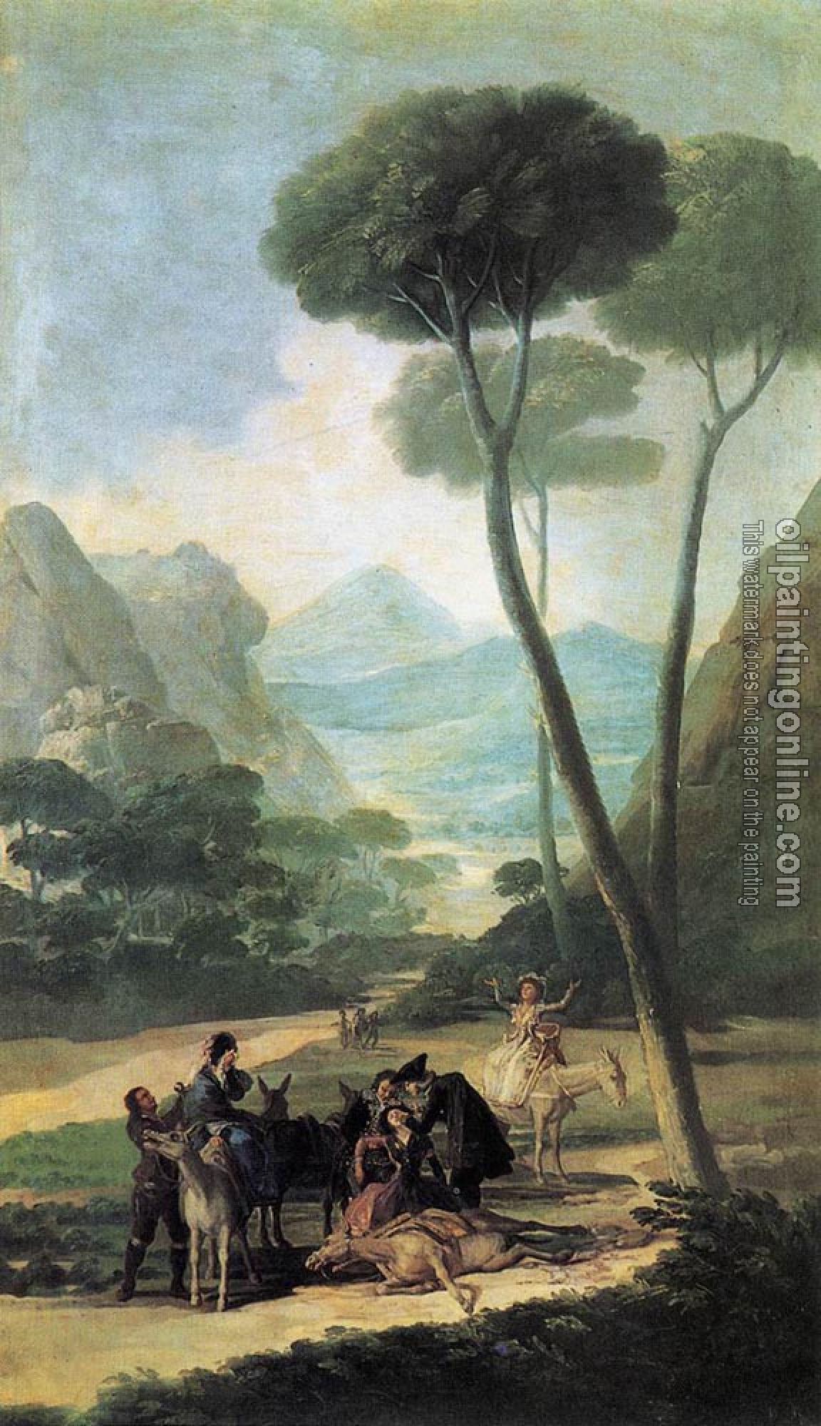 Goya, Francisco de - The Fall La Caida